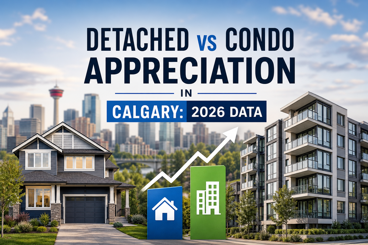 Calgary real estate — Detached vs Condo Appreciation in Calgary: 2026 Data